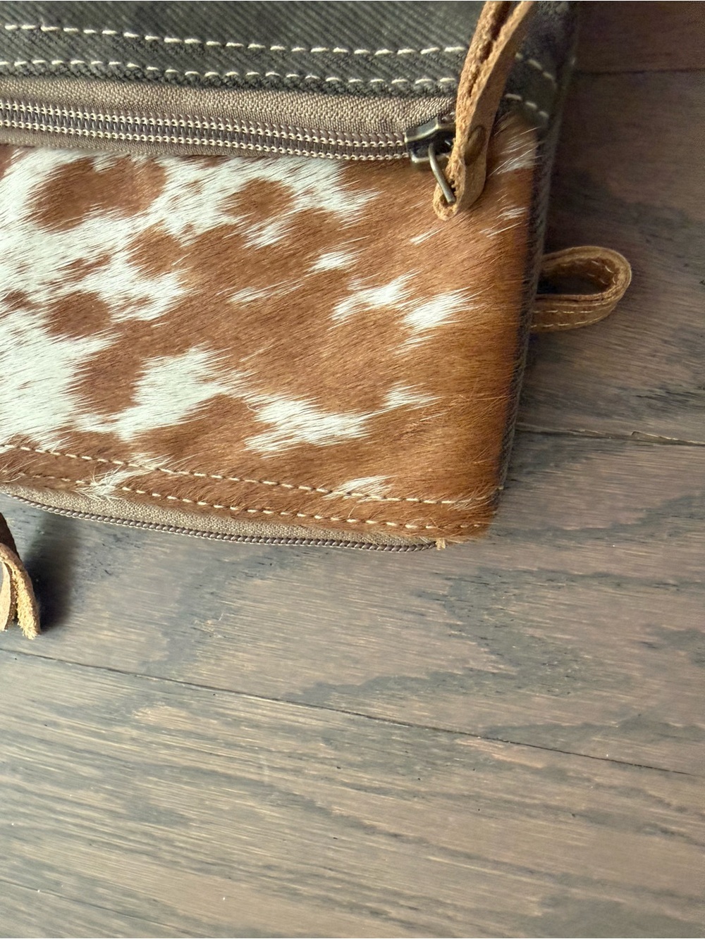 Myra Bag purse bag Cowhide Canvas Crossbody - Picture 13 of 16